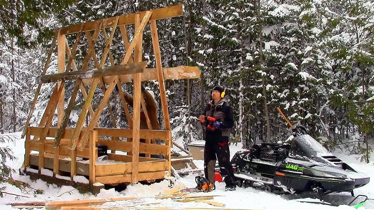 Mobile Winter Shelter Ep1 Youtube