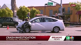 Fatal crash in Arden-Arcade after car runs red light