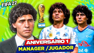 Diego MARADONA Especial Aniversario del 10 FIFA 22 Modo Carrera LITE!!