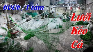 Lưới Kéo Cá Thịt, Cá Ao | Cao 2m Ngang 10m Túi 5m #600k bao ship || luoi danh ca a trung