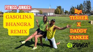 GASOLINA by TESHER X DADDY YANKEE | BHANGRA | REGGAETON | Zumba | Dance Cardio | Fitness | Workout |