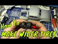 Ep.156 How To Make Tires, Wider On A Model Car