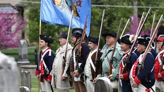 Sons of the American Revolution Grave Marking Ceremony at Hopewell Cemetery on April 17, 2021
