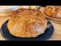 Easy Overnight Sourdough Bread - Sourdough Country Loaf - 4 Ingredients - The Hillbilly Kitchen