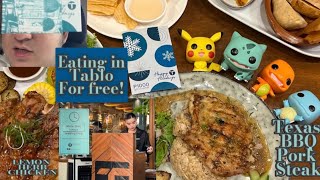 Eating in Tablo for Free | Tablo Kitchen x Cafe | Restaurant Review | Food Vlog #3