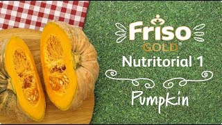 Wholesome pumpkin puree to feed your little one