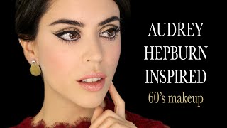 Audrey Hepburn 60's Cut Crease | Εορταστικό Μακιγιάζ