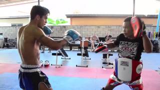 Sanny Dahlbeck Muay Thai training at Sitmonchai Gym for YOKKAO 12!