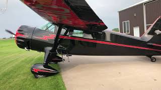 STINSON RELIANT N18410 ENGINE START