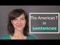 Learn the American Accent: The American T sound in Sentences