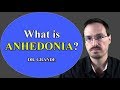 What is Anhedonia?