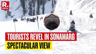 Tourism Boom In J-K's Sonamarg After PM Modi's Inauguration Of Sonamarg Tunnel