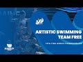 Artistic Swimming | Team Free | Highlights | 19th FINA World Championships | Budapest