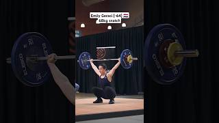 Emily Geraci snatching 68kg (150lbs) at the Dutch National Championships #olympicweightlifting