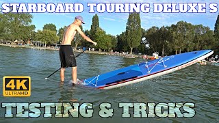 STARBOARD TOURING DELUXE S 12.6 - TESTING AND TRICKS - 4K