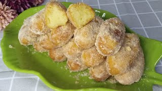 RESEP KUE BIJI NANGKA GORENG DARI UBI JALAR !! ENAK DAN LEMBUT