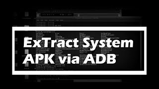 Extracting apk from mobile device using adb shell