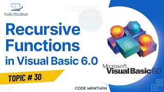RECURSION in Visual Basic 6.0 | Recursive Function in Visual Basic 6.0