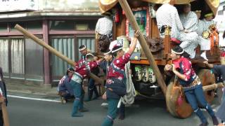 下分区　初日　出発（平成２８年新宿祭禮）