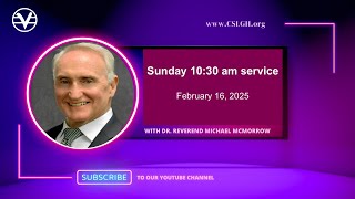 Sunday service, Rev. Dr. Michael McMorrow