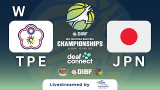 W Group Phase | Chinese Taipei v Japan | DIBF Asia-Pacific Deaf Basketball Championships 2024