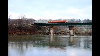 2024年11月20日㈬ 平岸で普通列車２本と第三空知川橋梁を渡る国鉄色のキハ40！