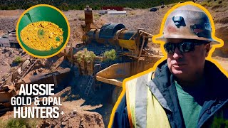 Seasoned Miner Is Using 1940s Asphalt Drier As Trommel | Gold Rush: Mine Rescue With Freddy and Juan