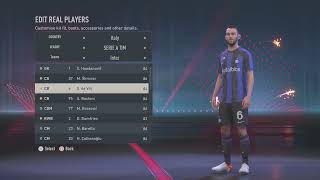 FIFA 23 on PS5 - INTERNAZIONALE / INTER MILAN - PLAYER FACES AND RATINGS - 4K60FPS GAMEPLAY