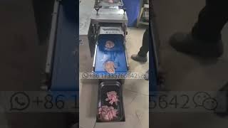 Automatic Fresh Beef Jerky Flake Pork Meat Chicken Breast Slicing Machine