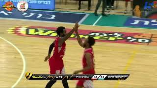 Micheal Young 3-pointers in Hapoel Eilat vs. Hapoel Galil-Gilboa