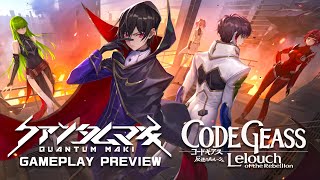 Code Geass x Quantum Maki Gameplay Event Preview