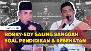 Momen Bobby dan Edy Saling Sanggah soal Isu Kesehatan dan Pendidikan di Sumut