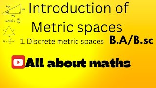 Metric spaces introduction