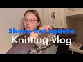 Knitting vlog // sheep hat // yarn unboxing