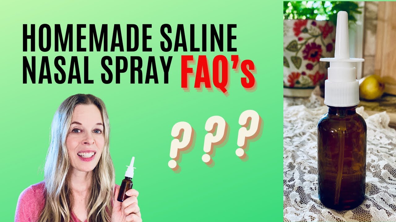 Homemade Nasal Saline Solution Homemade Ftempo