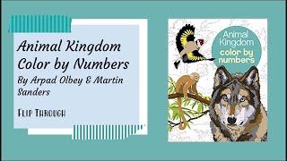 Animal Kingdom Colour by Numbers (Arcturus Colour by Numbers Collection) - Flip Through