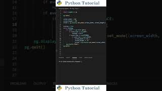 Change Pygame Screen Size | Python Tutorial