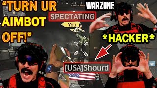 DrDisrespect Spectates "Shourd" AIMBOT HACKER in Warzone! (Hackers RUIN Solos!)