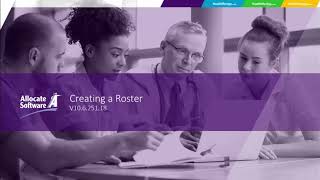 NNUH - Healthroster - Creating a New Roster