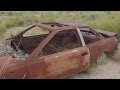 ABANDONED Burned Out (MURDER?) Vehicle & Abandoned Tank Urban Exploration Adventure In Nevada