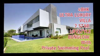 4BHK ULTRA LUXURY VILLA  Shree Balaji Green Velley lifestyle Bungalows With Private  Swimming Pool