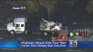 Police Investigate Crash That Killed 4 On Garden State Parkway