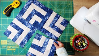 ✅Two easy patchwork tricks with one cut ! Easy sewing