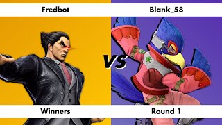 SSBU Just Playing the Game XIX! Winner's Round 1: Fredbot (Kazuya) vs Blank 58 (Falco)