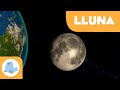 La Lluna, el satèl·lit de la Terra - El sistema solar en 3D per a nens en català