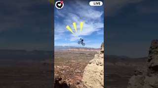 😱 My heart is pounding! Extreme bike downhill on a cliff 🚴♂️💨 \