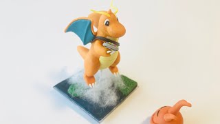 【粘土細工】【ポケモン】Uber eatsならぬポケイーツで働くカイリュー作ってみた。ーpokemon Dragonite polymer cray tutorial.