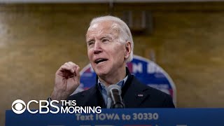 Iowa caucus: Poll shows tight race with Biden, Sanders tied