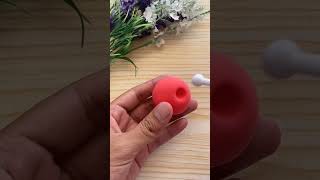 DIY how to make polymer clay apple #shorts