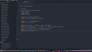 using the substring function in java (the name game)